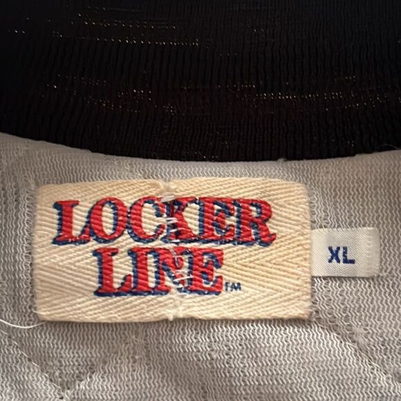 Vintage NFL Pittsburgh Steelers Locker Line Black Satin Bomber Snap Up Jacket- X - Picture 9 of 16